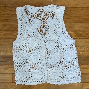Vintage Crochet Vest